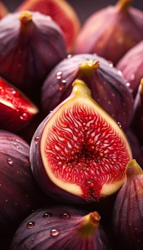 Fig Food Photography, Figs Food Photography, Macro Fruit Photography, Figs Photography, Fig Photography, Calming Images, Food Art Photography, Fruits Photos, Fig Recipes