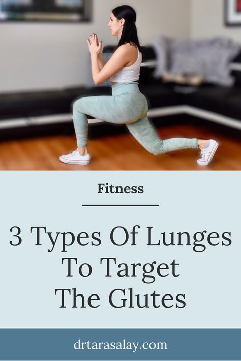 LUNGES FOR YOUR GLUTES! - Reverse lunges, lateral lunges, and curtsy lunges to target glute muscle Curtsy Lunges Muscles Worked, Side Lunges For Glutes, Reverse Lunges For Glutes, Lunges For Glutes, Lunges Exercise, Curtsy Lunges, Lunge Variations, Lunge Workout, Glute Muscles