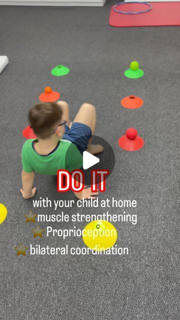 Anna Olawa Paediatric Physio Aberdeen/ 🇵🇱🏴󠁧󠁢󠁳󠁣󠁴󠁿 on Instagram: "easy and fun exercise for your child. You can put toys on the carpet, floor. have fun 😘 
M.Sc Anna Olawa Children’s Physiotherapist, Sensory Integration Therapist ———————————————————————————————#kids #kidsphysio #kidsathome #exerciseathome #exerciseforkids #pt #ot #proprioception #parenting #tips #sensoryintegrationtherapy #funactivities #pediatrics #pediatricphysicaltherapy #paediatricphysiotherapy #aberdeenscotland #aberdeenphysio #newreels #newreel #trendingreels ——————————————————————————————. Children’s Physiotherapist, Sensory Integration Therapist" Proprioception Activities For Kids, Postural Control Activities For Kids, Pediatric Occupational Therapy Ideas, Proprioceptive Activities For Kids, Physical Development Activities, Sensory Integration Activities, Proprioceptive Activities, Movement Preschool, Pediatric Physical Therapy Activities