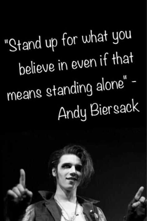 My favorite andy quote of all times Andy Biersack Quotes, Bride Quotes, Andy Sixx, Band Quotes, Quotes Tumblr, Andy Black, Sleeping With Sirens, Hes Mine, Falling In Reverse