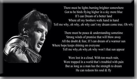 Elvis Presley If I Can Dream Lyrics Elvis If I Can Dream 1968, Elvis Songs Lyrics, If I Can Dream Elvis, Elvis Lyrics, Dream Lyrics, Elvis Tattoo, Elvis 68 Comeback Special, Elvis Songs, Elvis Presley Songs