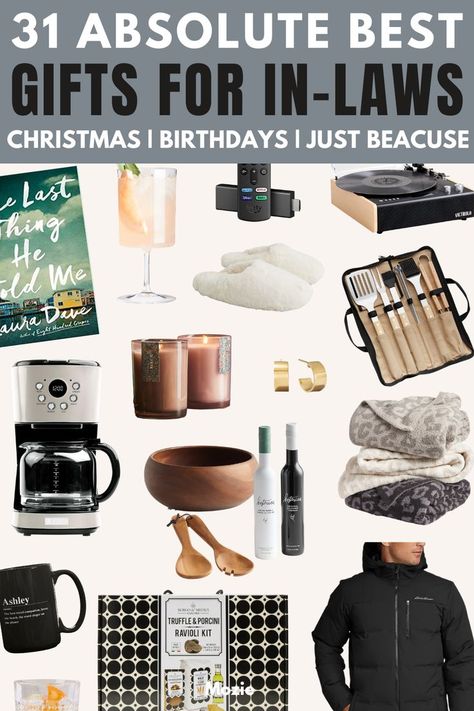 Your in-laws can be some of the hardest people to shop for! This year, we wanted to make Christmas shopping easier and created a gift guide with 31 Absolute best Gifts For In-Laws that we know will earn you major brownie points! Inlaws Christmas Gift Ideas, Gift Ideas For Inlaws Christmas, Christmas Gifts For Father In Law, Gifts For Inlaws Christmas, Christmas Gift Ideas For Inlaws, Christmas Gifts For Inlaws, Christmas Gifts For In Laws, In Law Christmas Gift Ideas, Gifts For In Laws