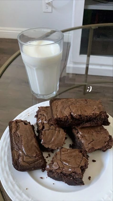 Chocolate Brownies, Brownies, Milk