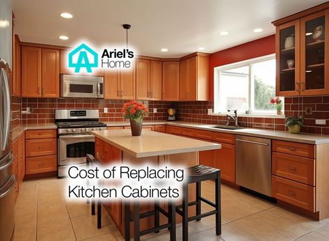 Cost of replacing kitchen cabinets. Are you looking for cheap or expensive cabinets? Well, let's find out the cost of replacing kitchen cabinets and see! Replacing Kitchen Cabinets, Cost Of Kitchen Cabinets, Cheap Cabinets, Kitchen Cabinet, Cool Kitchens, Coffee Shop, Kitchen Cabinets