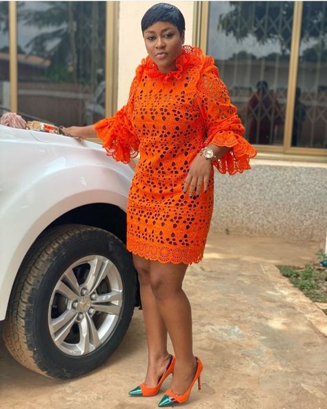 Style For Cord Lace Gown, Dry Lace Styles For Ladies, Cord Lace Gown Styles For Ladies, Cord Lace Styles For Ladies, Cord Lace Short Gown Styles Nigerian, Cord Lace Gown Styles For Women, Cord Lace Gown Style, Cord Lace Short Gown Styles, Lace Short Gown Styles