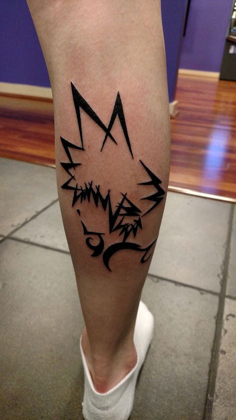 Kh sora Kingdom Hearts Riku, Kingdom Hearts Tattoo, Riku Kingdom Hearts, Hearts Tattoo, Batman Tattoo, Snake Tattoo, Minimalist Tattoo, Deathly Hallows Tattoo, Heart Tattoo