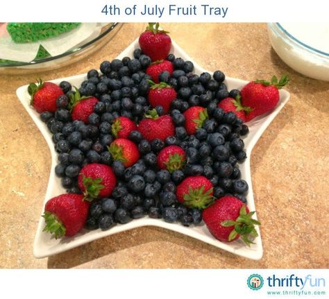 We have a large star shaped plate that I wanted to use for fruit at our party. I asked my son to put the fruit on the plate and was pleasantly surprised at how it turned out. I thought I would share it to inspire someone else. :) 4th Of July Fruit Tray, 4th Of July Fruit, Fourth Of July Cakes, Fruit Skewers, 4th Of July Desserts, Fourth Of July Food, Strawberry Blueberry, Veggie Tray, 4th Of July Celebration