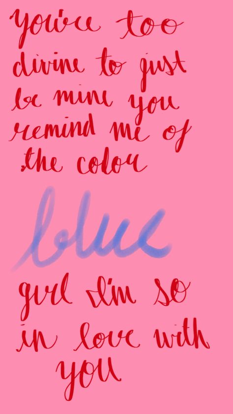 Girl I'm so in love with you Mac Miller Wallpaper, The Color Blue, Mac Miller, Color Blue, Mac, Blue Color, Blue, Color