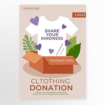 Clothes donation box love charity donation poster Clothes Donation Poster, Donate Clothes Charity, Donate Clothes Poster, Donations Poster, Donation Poster Charity, Donation Poster Design, Simplistic Posters, Clothes Donation, Donation Flyer