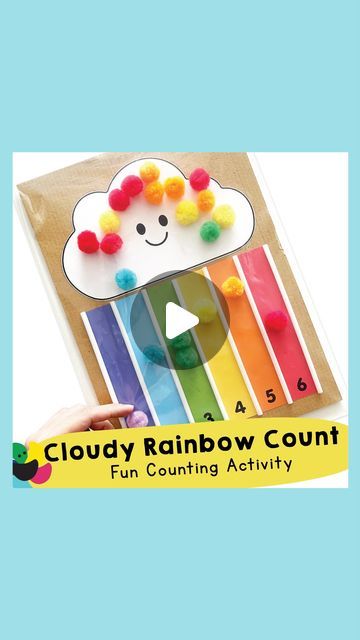 Pom Pom Balls, Rainbow Bar, Weather Theme, Future Inspiration, Diy Toddler, Counting Activities, Fun Games For Kids, Preschool Theme, Spring Theme