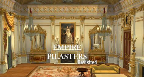 Sims 4 Neoclassical Cc, Sims Royal, Mafia House, Neoclassical Furniture, Sims 4 Hair Male, Sims 4 Decades Challenge, Furniture Cc, Sims Medieval, Royal Furniture