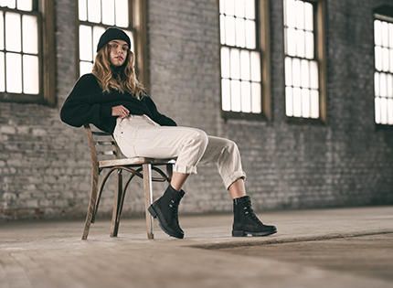 Women's Kinetic™ Breakthru Tech Lace Trainer | SOREL Person Outline, Sorel Winter Boots, Lace Booties, Cozy Boots, Winter Lookbook, Winter Ankle Boots, Tall Boot, Sorel Womens, Military Inspired