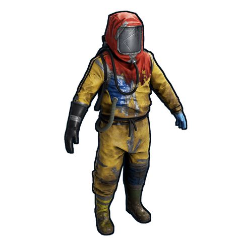 Hazmat Suit Art, Anonymous Tattoo, Apocalypse Oc, Bone Armor, Rust Game, Grass Growing, Hazmat Suit, Prison Cell, Red Water