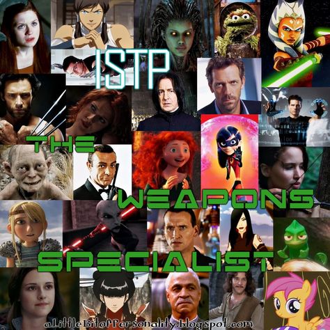 The #ISTP Weapons Specialist is the master of... mastery; the specialist of specialism.  They excel at falling in love with something and immersing themselves totally and completely in it, using their bodies and minds together as a precision instrument at whatever speaks to them.  Their body is their world-discovering device and nothing will get between them and that adventure.  #MBTI Istp Intj, Infp Istp, Istp Mbti, Istp Intp, Istp Characters, Personality Board, Introverted Sensing, Istp Personality, Mbti Personality Types