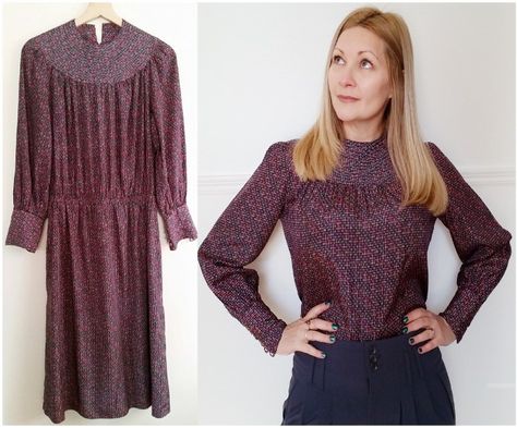 Dress To Blouse Refashion, Blouse Refashion, The Salvation Army, Salvation Army, Diy Easy, Latest Video, Vintage Dress, Blouse Dress, Thrift Store