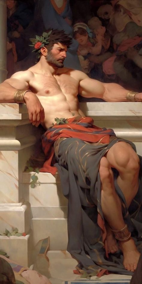 Follow @antoinepaul and get more of the good stuff by joining Tumblr today. Dive in! Masculine Art Painting, Pretty Pose Reference, Gay Illustration Art, Masculinity Aesthetic, Male Poses Reference, Male Painting, Male Sculpture, Male Artworks, Masculine Art