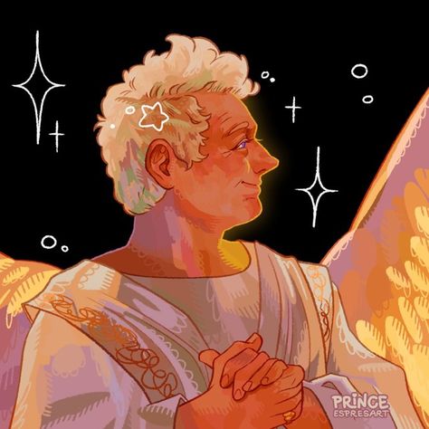 Good Omens Book, Men Kissing, Terry Pratchett, Good Omens, Michael Sheen, I Want To Cry, Art Icon, Character Aesthetic, Profile Photo