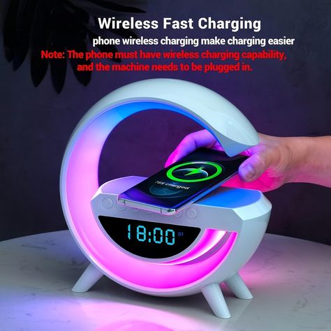 Faster shipping. Better service Phone Charger, Wireless Charger, Fast Charging, Alarm Clock, Wireless Charging, Night Light, Speaker, Mobile Phone, Best Gifts