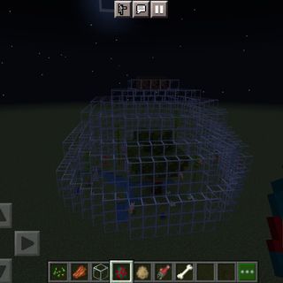 How to Make a Glass Dome on Minecraft : 6 Steps - Instructables Dome In Minecraft, Minecraft Glass Dome, Minecraft 6, Bubble Wands, Minecraft Building, Glass Blocks, Glass Dome, Silly Me, Glass Domes