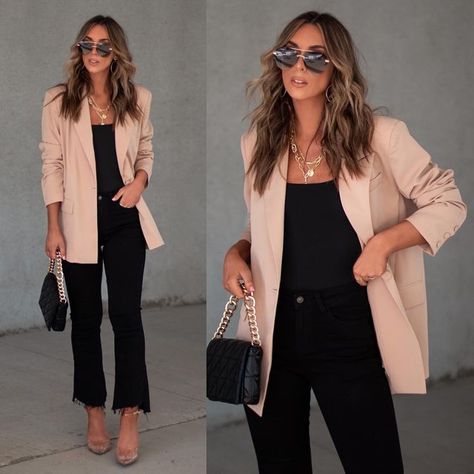 Body Suit With Blazer, Spring Essentials, Vici Collection, Blazer Fashion, Body Suit, Ootd, Fashion Outfits, Blazer, On Instagram