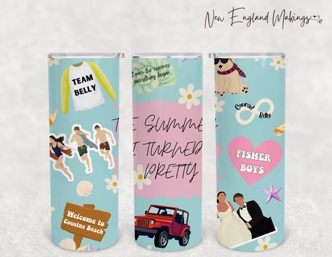 Team Belly, Cousins Beach, Jeremiah Fisher, Conrad Fisher, The Summer I Turned Pretty, Cute Sleepwear, Reusable Straw, 20oz Tumbler, Stainless Steel Tumbler