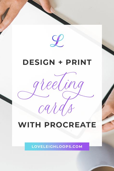 Procreate Cards Ideas, Digital Greeting Cards Design Ideas, Procreate Cards, Diy Greeting Cards Cardmaking, Procreate Planner, January Lettering, Ipad Lettering Procreate, How To Make Greetings, Lettering Procreate