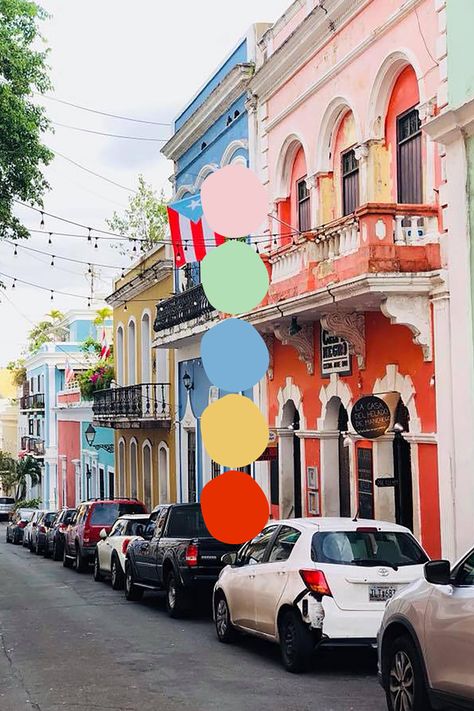 Follow @CreativeTadpole for more color palette inspiration!  Pastel color palette inspired by the colourful buildings in Puerto Rico. Photograph by @lgeorge210 on Unsplash. #colorpalette #colors #inspiration #board #design #pastel Spain Colour Palette, Cuban Color Palette, Puerto Rico Interior Design, Puerto Rico Color Palette, Puerto Rico Vibes, Brazil Color Palette, Caribbean Color Palette, Pr Design, Color Inspiration Boards