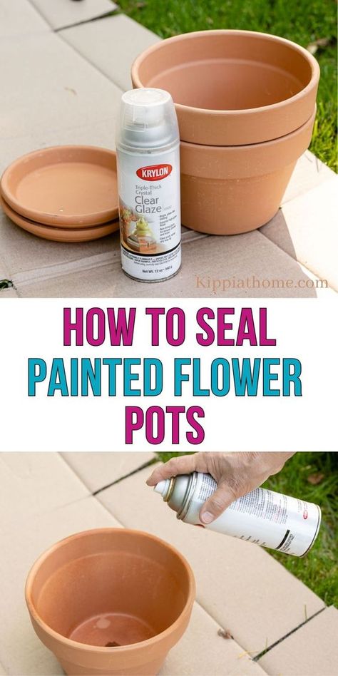 Terracotta Pot Decor, Painting Pots Terracotta, How To Paint Terra Cotta Pots Outdoor, How To Paint A Terra Cotta Pot, Easy Terracotta Pot Painting, Diy Terra Cotta Pots Paint Craft Ideas, How To Paint Terracotta Pots Diy, Painting Clay Pots Ideas, Flower Pot Painting Party