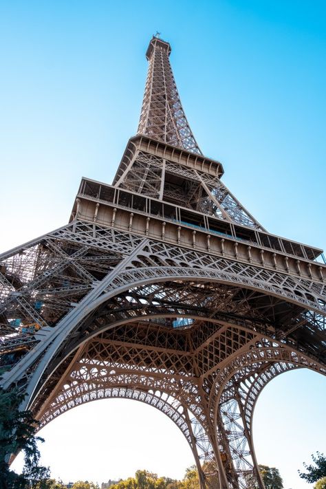 Eiffel tower from the bottom Premium Pho... | Premium Photo #Freepik #photo #vintage #travel #city #summer City Summer, Travel City, Photo Vintage, Vintage Travel, Premium Photo, Pho, Eiffel Tower, Tower, Stock Photos