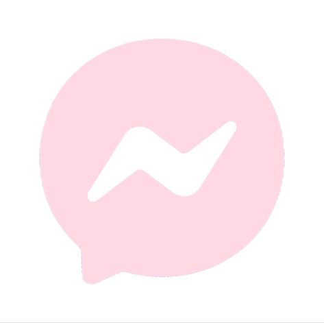 Cute Messenger Icon, Pink Messenger Icon, Pink Facebook Icon, App Icon Messenger, Messenger App Icon, Messenger Icon, Iphone Themes, Mobile App Icon, Facebook Icons