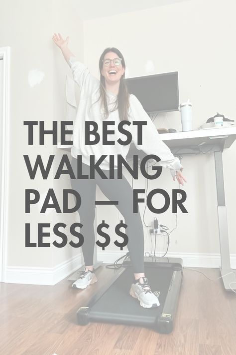 Standing Desk And Walking Pad, Walking Pad Desk Setup, Walking Pad Workout, Walk Pad, Fill Up Your Cup, Small Treadmill, Work From Home Setup, Katie Austin, Walking Treadmill