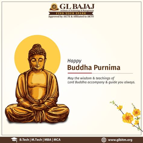 On the auspicious day of Buddha Purnima, let us remember Lord Buddha's Teachings and spread the message of universal brotherhood and compassion for everyone. Celebrate the pious occasion of Buddha Purnima by following the words of Lord Buddha for a better tomorrow. #glbajaj #glbei #buddhapurnima #wishes Buddha Purnima Creative Ads, Buddha Thoughts, Happy Buddha, Buddha Teachings, Creative Poster Design, Tomorrow Will Be Better, Creative Posters, Creative Ads, Instagram Story