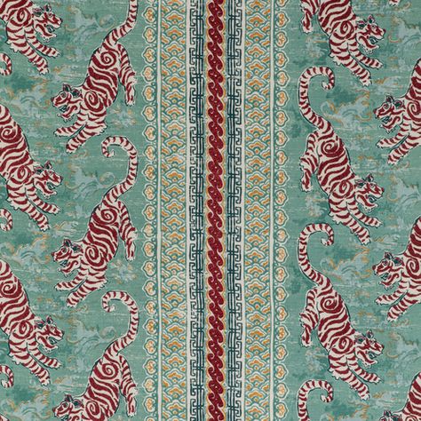 Bongol Print - Aqua | Kravet Lee Jofa Fabric, Mindoro, Embroidery Print, Aqua Fabric, Bedding Pillows, Color Aqua, Lee Jofa, Fabric Houses, Rose Wallpaper