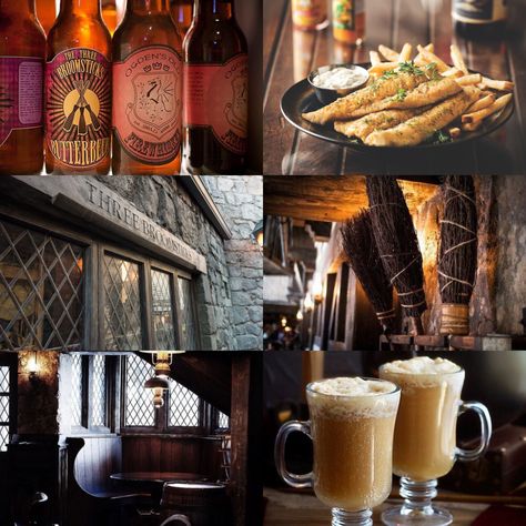 The Three Broomsticks The Three Broomsticks Aesthetic, Harry Potter Three Broomsticks, Hogwarts Broomstick, Harry Potter Bronze Trio, Harry Potter Goblet Of Fire Dinner, Witchy Party, The Three Broomsticks, Three Broomsticks, Hogwarts