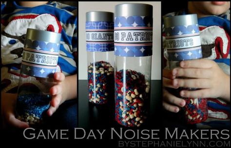 Turn a water bottle into a spirited shaker. | 39 Clever Tailgating DIYs To Get You In The Spirit Super Bowl Crafts, Jade Palace, Soda Bottle Crafts, Recycle Water Bottles, Football Crafts, Football Spirit, Empty Plastic Bottles, Cheer Ideas, Super Bowl Football