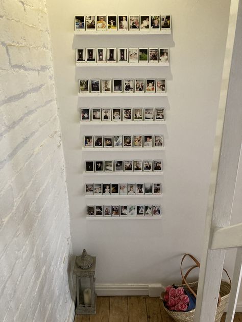 Wall Polaroid Ideas, Polaroid Display Ideas, Polaroid Wall Ideas, Instax Display, Polaroid Wall Decor, Polaroid Display, Polaroid Instax, Polaroid Wall, Dekorasi Kamar Tidur