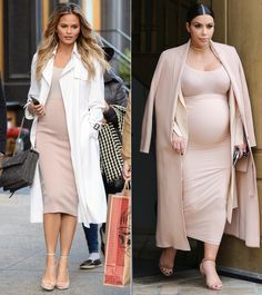 Kim Kardashian Pregnant, Estilo Kim Kardashian, Celebrity Maternity Style, Baby Bump Style, Beautiful Pregnancy, Preggo Fashion, Maternity Chic, Pregnant Celebrities, Cute Maternity Outfits