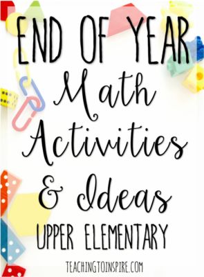 The end of the year doesn't have to be difficult. Try these engaging end of year math activities to keep your students engaged and learning until the end. Several freebies on this post. End Of The Year Math Projects, End Of Year Math Projects 5th Grade, End Of Year Math Activities 4th Grade, End Of Year Math Activities, Eoy Activities, Jennifer Findley, Sixth Grade Math, Math Intervention, Math Time