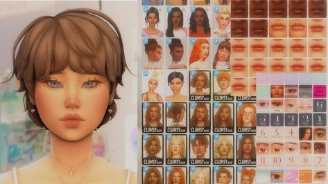 Sims 4 Hair Curtain Bangs, Sims 4 Cc Links, Sims 4 Nails, Sims 4 Cc Eyes, Sims 4 Cas Mods, The Sims 4 Skin, Sims 4 Anime, Free Sims 4, My Sims