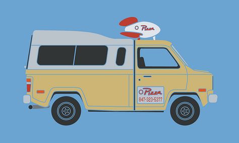 rockets Pizza Truck, Pizza Planet, Delivery Truck, Vans T Shirt, Toy Story, Pizza, Favorite Movies, Trucks, Art Prints