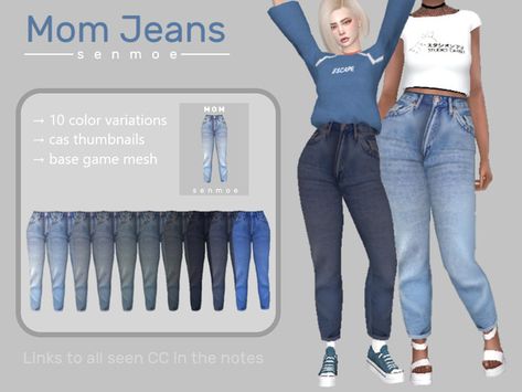 Sims 4 Mom Jeans, Alpha Cc, Clothes Cc, Die Sims 4, Cc Clothes, Pelo Sims, Sims 4 Game Mods, Sims 4 Gameplay, Sims 4 Teen