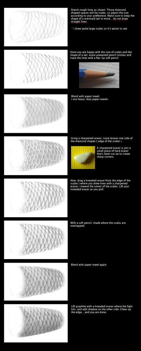 How to draw Mermaid Scales Tutorial http://mayumiogihara.deviantart.com/art/Mermaid-Scales-Tutorial-171164027 Scales Tutorial, How To Draw Mermaid, Draw Mermaid, Drawing Mermaid, Mermaid Drawings, Lips Drawing, Mermaid Tails, Mermaid Scales, Art Instructions