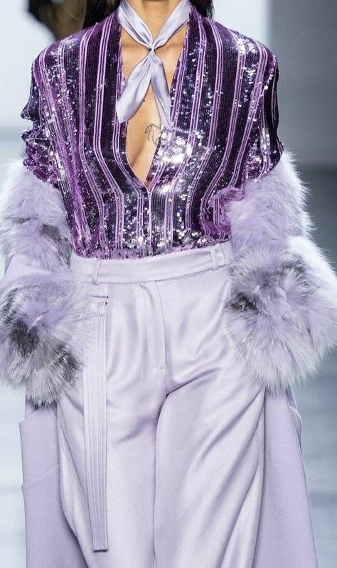 Purple High Fashion, Rocker Girl Aesthetic, Sparkly Outfits, Rocker Girl, Runway Outfits, Purple Outfits, Purple Reign, All Things Purple, Outfit Combinations