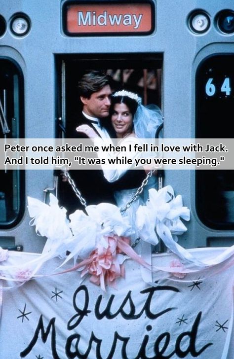 While You Were Sleeping- my all time favorite movie!!!! Bill Pullman, Favorite Movie Quotes, While You Were Sleeping, Chick Flicks, Movie Lines, Movie Couples, Romantic Movies, About Time Movie, Sandra Bullock