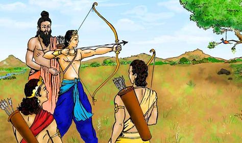 Guru Dronacharya, English Story Telling, Little Kanha Ji Images, Mythological Stories, Spiritual Stories, The Mahabharata, He Is Coming, Epic Story, Scenery Nature