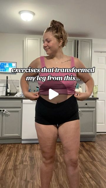 kiley g 🩵 on Instagram: "LET’S TONE THOSE THIGHS, BESTIES ❤️‍🔥 

here are some of the exercises that completely transformed + toned my legs! 

raise your hand if you’re gonna be incorporating any of these into your next workout?! i know i am hehe ✋🏼

#reelsinstagram #athomeworkout #momswhoworkout #postpartumbody #weightlosstransformation #weightlosscheck #weightloss #weightlossjouney #fittok #fitness #fitnessmotivation #workoutroutine #workoutplan #bodypositivity #bodyimage #active #trending #trendingreels #reelsvideo #reels" Tone Legs Before And After, Tone Thighs Before And After, Fat Legs Before And After, Glutes Before And After 3 Months, Loose Leg Fat Workout, 175 Pounds Women, Inner Thigh Fat Loss, Betterme Workout, Body Transformations Before And After