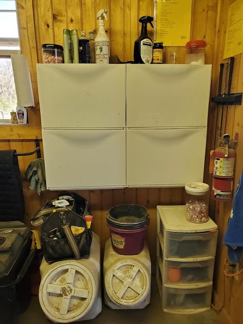 The Best Tack Room Hack Barn Tack Room Ideas, Feed Room Organization, Tack Room Ideas Diy, Trailer Tack Room Organization, Stable Ideas Tack Room, Small Tack Shed, Small Tack Room Organization, Small Tack Room Ideas, Horse Trailer Hacks Tack Rooms