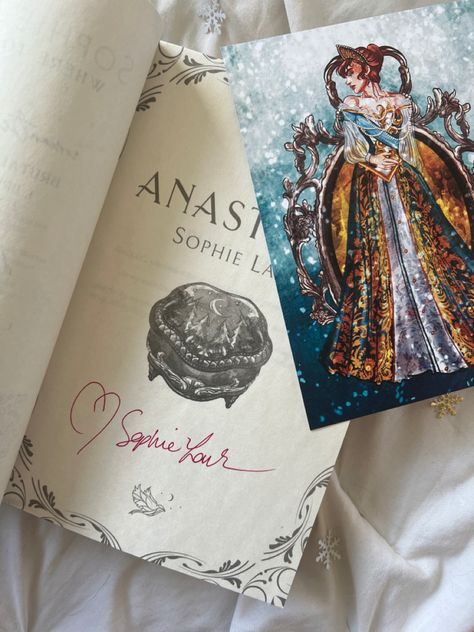 signed copy | anastasia | sophie lark | demis.library on booksta Anastasia Sophie Lark, Sophie Lark, Anastasia Romanov, Novel Covers, Russian Revolution, Book Things, Book Aesthetics, Youre Mine, Disney Aesthetic