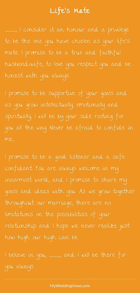 Wedding Vows To Wife, Vows To Wife, Vows To Husband, Vows Quotes, Renewal Vows, Wedding Planning Quotes, Best Wedding Vows, Marriage Words, Anniversary Plans