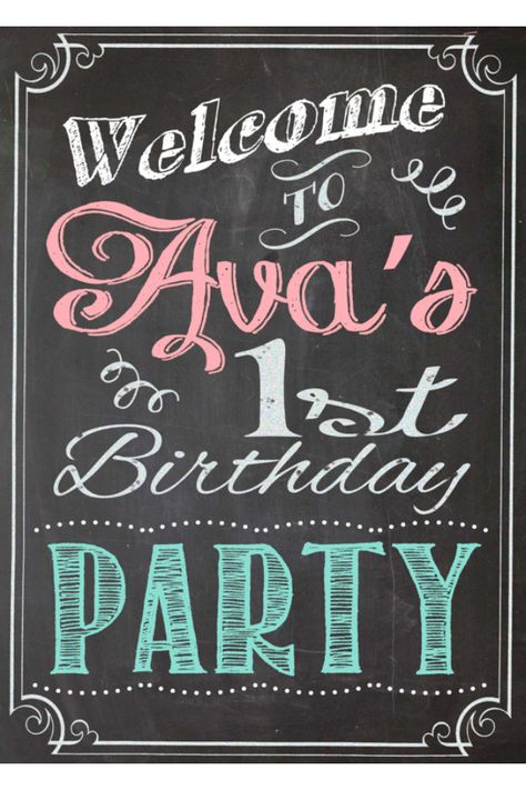 Birthday sign Chalkboard Merry Christmas, Shabby Chic Birthday Party Ideas, Chalkboard Welcome Sign, Bridal Shower Chalkboard, Shabby Chic Birthday Party, Chalkboard Welcome, Chic Birthday Party, Shabby Chic Birthday, Shabby Chic Party